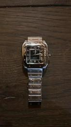 Cartier Santos, Ophalen of Verzenden, Zo goed als nieuw, Zilver, Staal