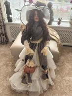 Mooie poseleinen pop 109 cm, Ophalen, Gebruikt, Pop