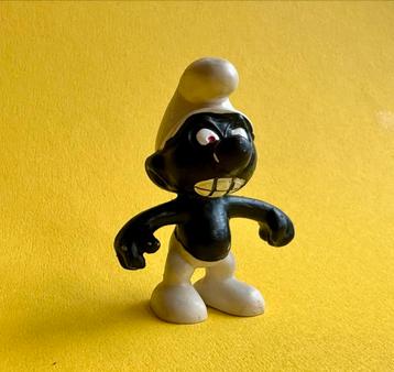 Vintage Smurf - Zwarte Smurf Peyo Schleich Portugal beschikbaar voor biedingen