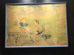 Prachtige Potlood Tekening ''Kinderen'' Gesigneerd., Ophalen of Verzenden