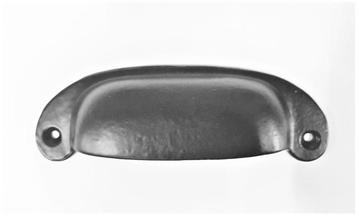 Nieuwe zwarte smeedijzeren kom handgreep 130*40 mm 