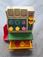 Nostalgische Fisher Price kassa met 3 munten, Ophalen of Verzenden, Gebruikt, Speelset