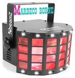 LED Butterfly licht effect met strobe, Stroboscoop, Geluidgestuurd, Nieuw, Info@marbeco.nl, BeamZ