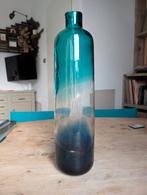 PolsPotten vaas 50 cm turquoise blauw, Ophalen of Verzenden, Blauw, Aardewerk of Porselein, Minder dan 50 cm