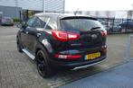 Kia Sportage 2.0 X-ecutive Plus Pack BLACK-LINE/ AUTOMAAT/CL, Auto's, Gebruikt, Zwart, 4 cilinders, Leder en Stof