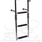 Zwemtrap RVS 316 – Dekmontage – opklapbaar 4 treden, NB, Overige typen, Nieuw, Ophalen of Verzenden