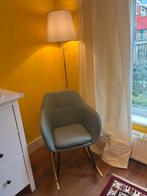 Comfortabele Schommelstoel - Lichtblauw, Huis en Inrichting, Fauteuils, Ophalen, Gebruikt, 75 tot 100 cm, Stof