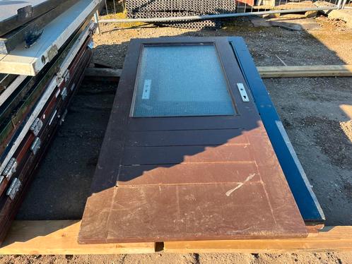 Buiten deuren 201,5 x 93cm linksdraaiend, Doe-het-zelf en Verbouw, Deuren en Horren, Zo goed als nieuw, Buitendeur, 200 tot 215 cm
