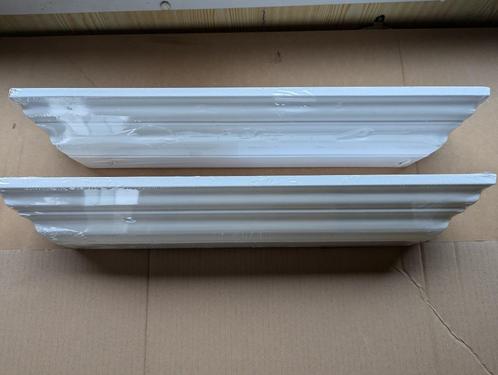 Fotoplank Classical Crown wit gelakt 9010 60x7,5x12,5cm, Huis en Inrichting, Woonaccessoires | Wandplanken en Boekenplanken, Nieuw