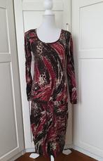 Isla Ibiza nieuwe grijs roze veren panter midi jurk, maat S, Kleding | Dames, Jurken, Nieuw, Ophalen of Verzenden, Isla Ibiza