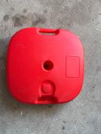 Nieuw! 6 kunststof parasolvoeten 3x wit 3x rood, Tuin en Terras, Ophalen of Verzenden, Nieuw, Minder dan 1 meter, Parasolvoet