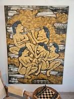 Olieverfschilderij gesigneerd 150 x 180 cm, Ophalen