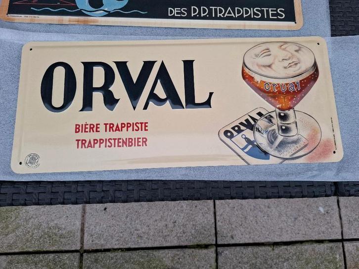 Reclamebord Orval, Verzamelen, Biermerken, Nieuw, Reclamebord, Plaat of Schild, Overige merken, Ophalen of Verzenden