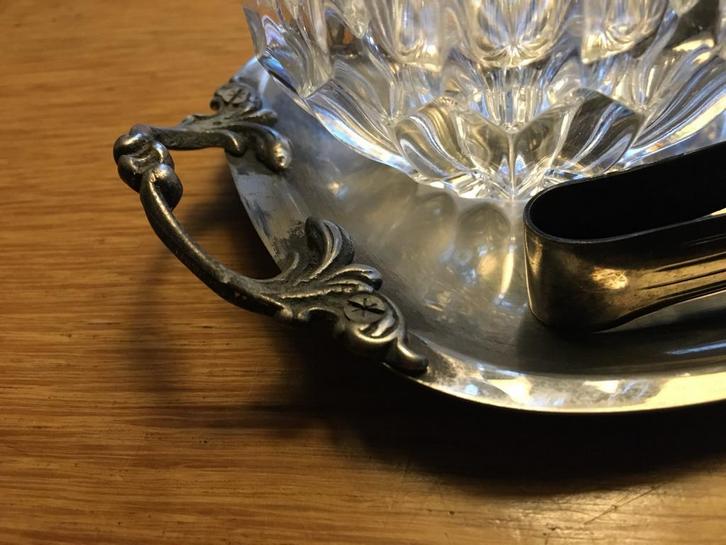 Vintage Roomstel met IJstang, Antiek en Kunst, Antiek | Glas en Kristal, Ophalen of Verzenden