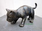 009* Bronzen kat (Boven €75 geen verzendkosten), Nieuw, Overige materialen, Ophalen of Verzenden, Dierenbeeld