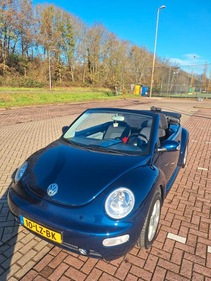 Volkswagen Beetle (Kever) 2.0 Cabriolet 85KW 2003 Blauw, Auto's, Volkswagen, Particulier, Beetle (Kever), Benzine, F, Cabriolet