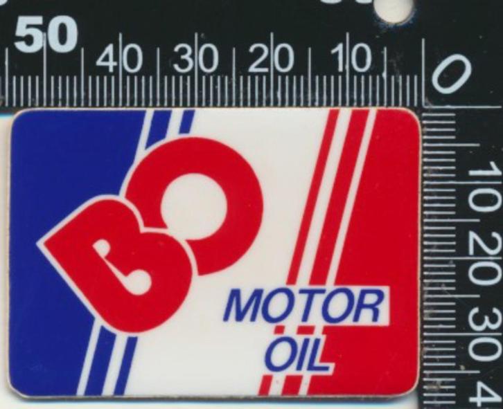 Sticker: BO Motor Oil (1), Verzamelen, Stickers, Zo goed als nieuw, Auto of Motor, Ophalen of Verzenden