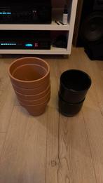 Bloempotten, Ophalen, Rond, Zo goed als nieuw, Aardewerk