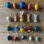 20 Vintage paashangers houten pasen hout hanger, Diversen, Pasen, Ophalen of Verzenden, Zo goed als nieuw