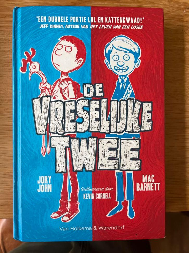 De Vreselijke Twee - Jory John & Mac Barnett, Boeken, Kinderboeken | Jeugd | onder 10 jaar, Zo goed als nieuw, Fictie algemeen