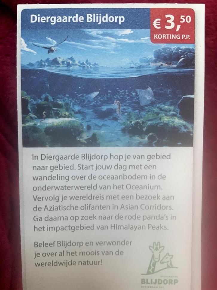 Diergaarde Blijdorp Dierentuin Rotterdam Voordeelbon, Tickets en Kaartjes, Recreatie | Dierentuinen, Drie personen of meer, Dierentuinbon