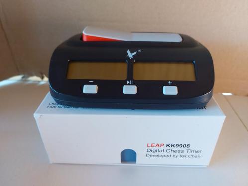 nieuwe LEAP schaakklok / FIDE goedgekeurd, Hobby en Vrije tijd, Gezelschapsspellen | Bordspellen, Nieuw, Ophalen of Verzenden