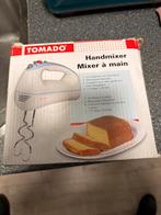 Tomado Handmixer - Zo goed als nieuw!, 3 snelheden of meer, Ophalen of Verzenden, Zo goed als nieuw, Vaatwasserbestendig