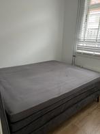 Twee personen bed boxspring, Tweepersoons, Ophalen of Verzenden, Zo goed als nieuw, 120 cm