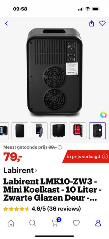 Labirent 10L Mini Koelkast - ZGAN beschikbaar voor biedingen