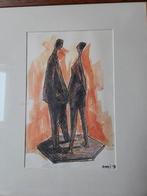 Abstracte Kunst Tekening, Antiek en Kunst, Ophalen of Verzenden