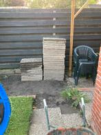 Gratis 177 grindtegels, ca 40 m2, Tuin en Terras, Tegels en Klinkers, Gebruikt, Ophalen of Verzenden, 10 m² of meer, Grind
