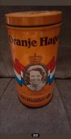 Vintage Oranje Hagel Blik - De Ruijter, Verzamelen, Ophalen of Verzenden, Gebruikt, Nederland, Overige typen