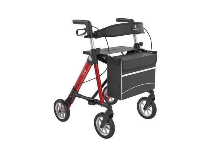Rollator Rehasense Tracker + Dichte tas en softwielen, Diversen, Rollators, Nieuw, Lichtgewicht, Opvouwbaar, Ophalen of Verzenden