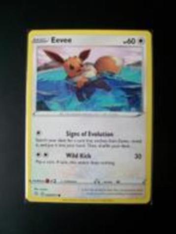 1682. Nieuwe Pokemon Kaart EEVEE hp 60 (052/072) 2021 beschikbaar voor biedingen