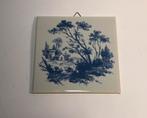 Mooi vintage wandtegeltje, 11 x 11 cm, gemaakt in Duitsland, Ophalen of Verzenden
