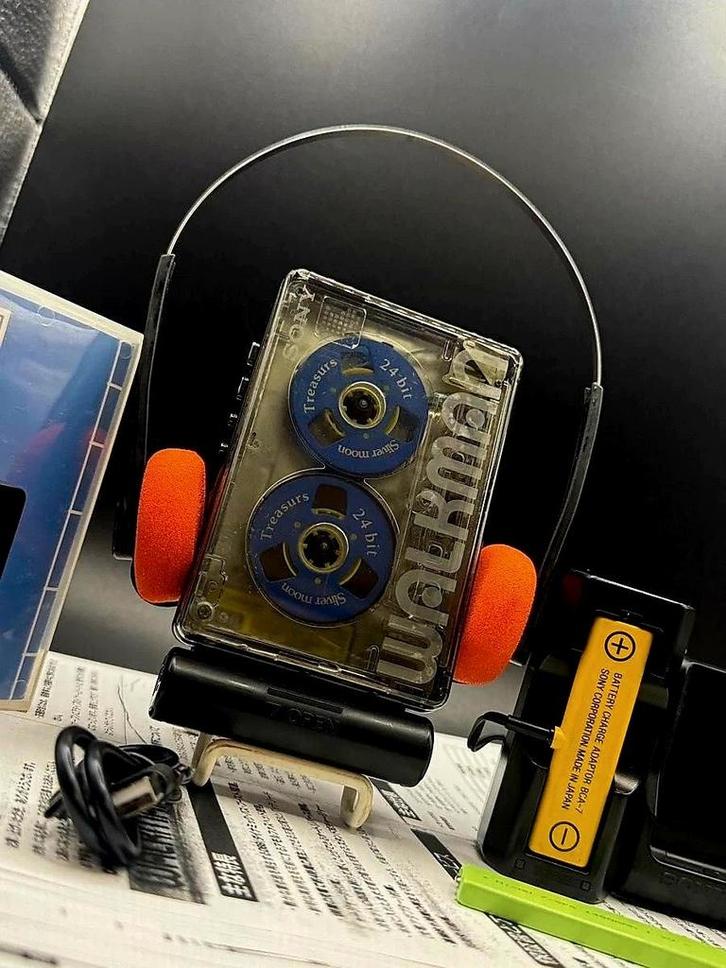 VINTAGE RETRO WERKEND SONY WM-504 WALKMAN COMPLEET TOPSTAAT, Audio, Tv en Foto, Walkmans, Discmans en Minidiscspelers, Walkman