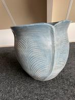 Mooie blauwe plantenpot, Tuin en Terras, Bloempotten, Ophalen, 40 cm of meer, Rond, Zo goed als nieuw