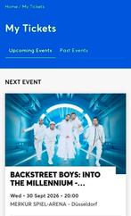 Backstreet boys concert 4x staanplaatsen 30 sept Dusseldorf, Drie personen of meer