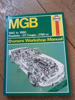 Haynes mgb roadster gt coupe 1962-1980 manual handleiding, Ophalen of Verzenden