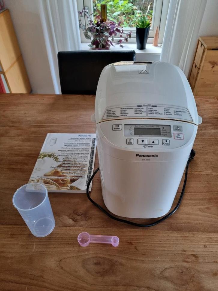 Panasonic broodbakmachine  sd-2500, Witgoed en Apparatuur, Broodbakmachines, Gebruikt, Ophalen