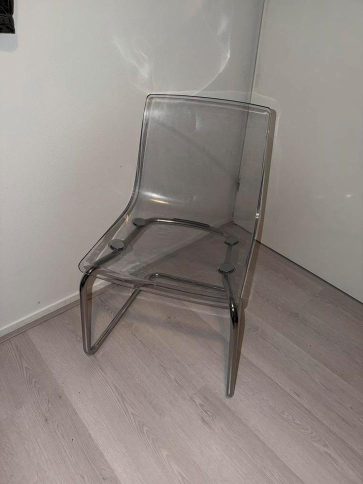 IKEA eetkamerstoel Tobias, Huis en Inrichting, Stoelen, Zo goed als nieuw, Eén, Wit, Ophalen of Verzenden