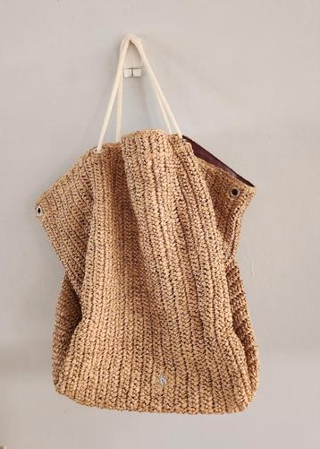 Scotch & soda xxl raffia beachbag nieuw  beschikbaar voor biedingen
