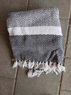 Plaid katoen zwart/wit, Ophalen of Verzenden, Gebruikt