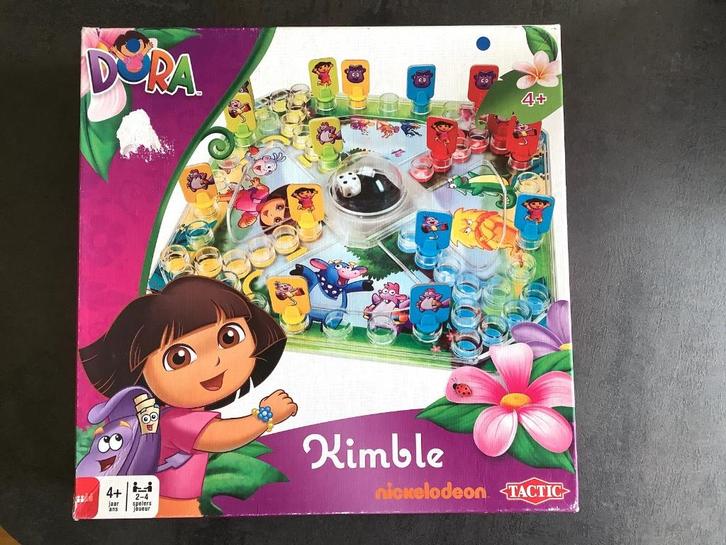 Dora - Mens erger je niet - Kimble, Hobby en Vrije tijd, Gezelschapsspellen | Bordspellen, Gebruikt, Ophalen of Verzenden