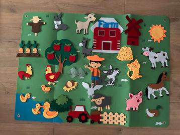 Muursticker Boerderij Dieren - Nieuw! beschikbaar voor biedingen