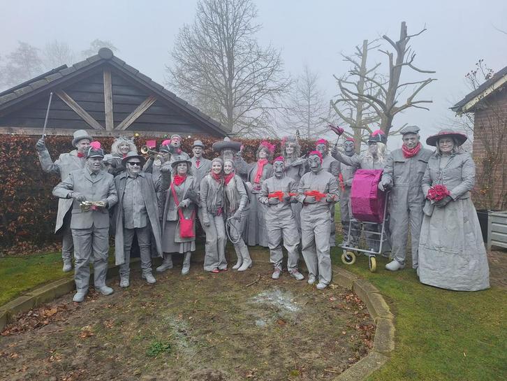 Loopgroep levende standbeelden, Kleding | Heren, Carnavalskleding en Feestkleding, Gedragen, Kleding, Carnaval, Overige maten