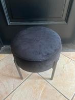 Opberg poefje zwart (Tegelen), Ophalen, Zo goed als nieuw, Rond, Minder dan 50 cm
