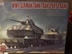 Modelcollect 1/72 WWII German Tank Transport Trains UA72158, Hobby en Vrije tijd, Modelbouw | Auto's en Voertuigen, Overige merken