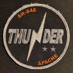 KLU 301 Squadron AH-64E Apache Thunder Patch, Ophalen of Verzenden, Luchtmacht, Nederland, Embleem of Badge