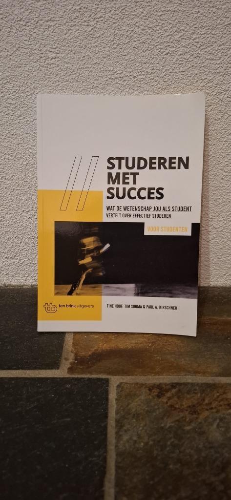 Studeren met succes voor studenten 9789077866733, Boeken, Studieboeken en Cursussen, Zo goed als nieuw, HBO, Beta, Ophalen of Verzenden